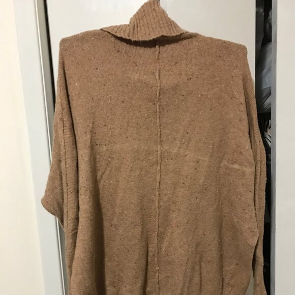 Ladies Peach Color Cowl Neck Sweater Large - Picture 2 of 2